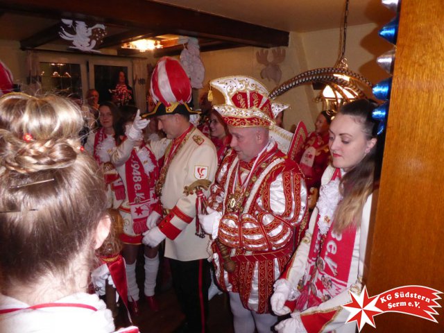 21.02.2019 - Wagenbauessen bei Viet Serm mit Stadtprinz Kevin I