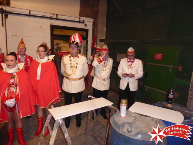 21.02.2019 - Wagenbauessen bei Viet Serm mit Stadtprinz Kevin I