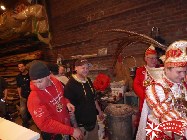 21.02.2019 - Wagenbauessen bei Viet Serm mit Stadtprinz Kevin I